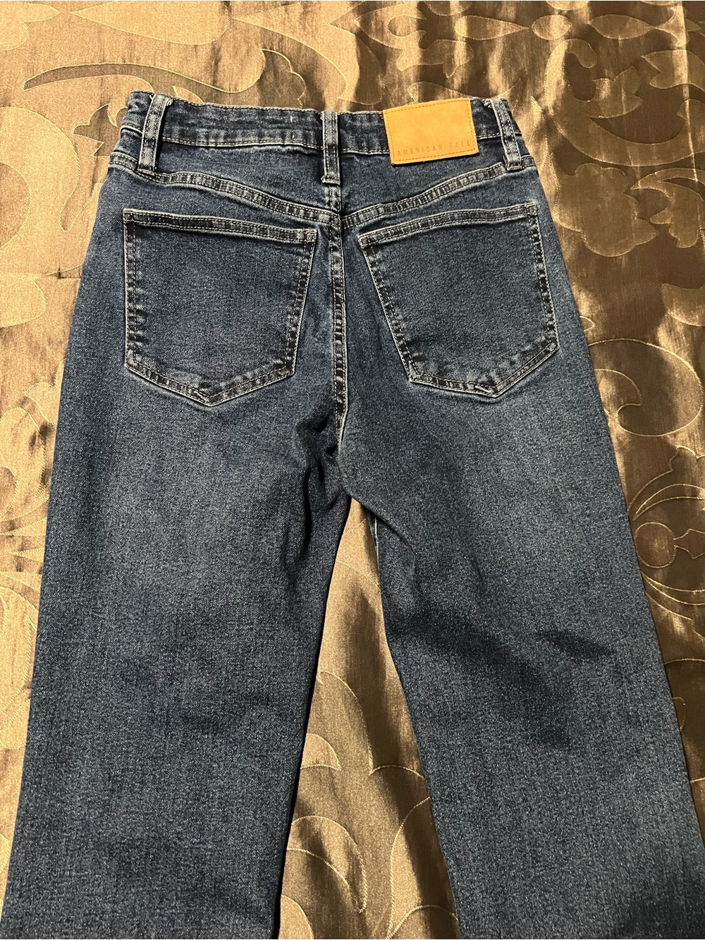 American Tall Chloe High Rise Flare Faded Dark Indigo Denim Jeans Women’s 27 - Picture 13 of 14